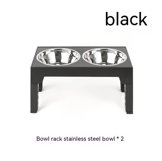 Adjustable Elevated Slow Feeder Dog Bowl