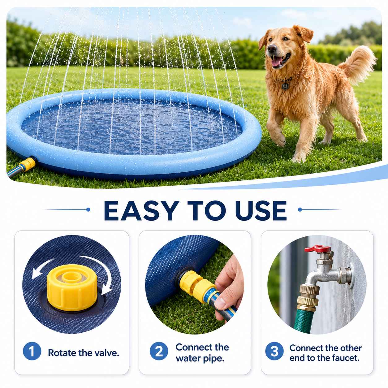 Inflatable Dog SplashPad