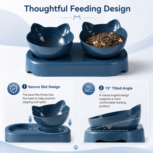 Orthopedic Cat Bowl Feeder