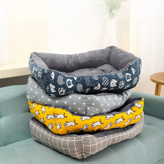 HomePaw Orthopedic Pet Bed Plush Comfort - plush orthopedic pet bed available in the UK
