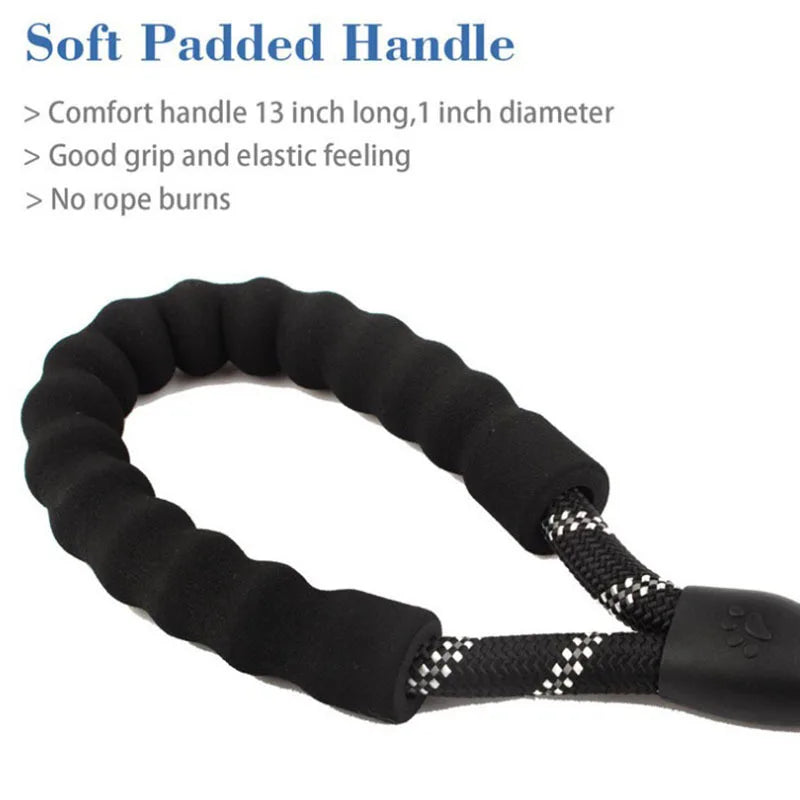 Reflective Padded Rope Lead