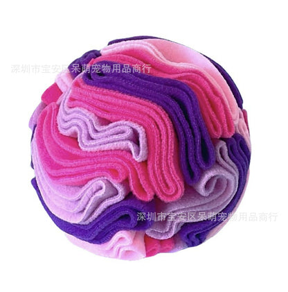Upgraded Pet Snuffle Ball for Dogs and Snacks