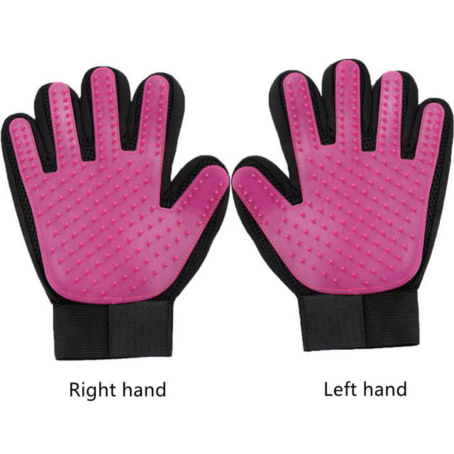 Fashionable Rubber Bath Brush for Pets - Silicone Grooming Glove