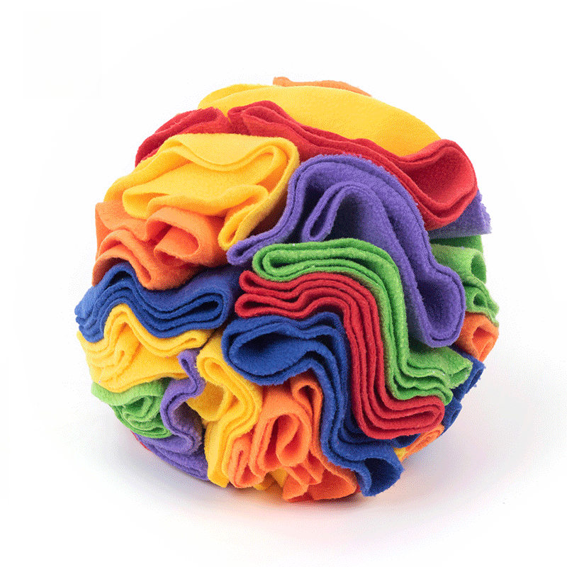 Upgraded Pet Snuffle Ball for Dogs and Snacks