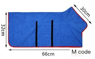 Microfiber Dog Bathrobe Towel for Fast Drying