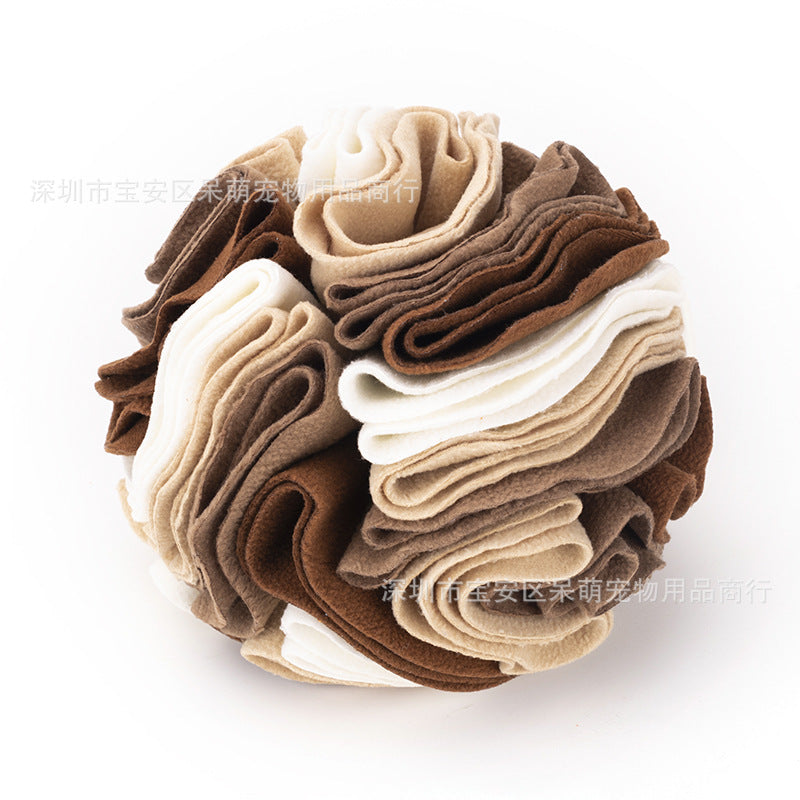 Upgraded Pet Snuffle Ball for Dogs and Snacks