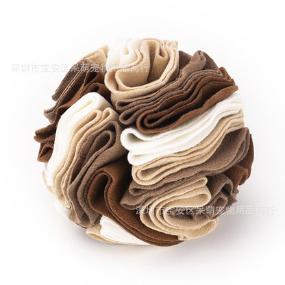 Upgraded Pet Snuffle Ball for Dogs and Snacks