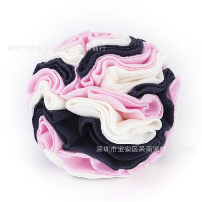 Upgraded Pet Snuffle Ball for Dogs and Snacks