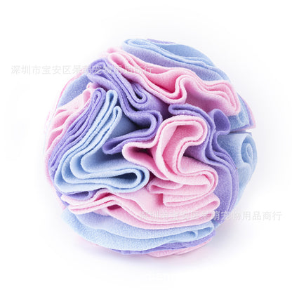 Upgraded Pet Snuffle Ball for Dogs and Snacks