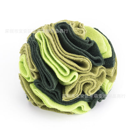 Upgraded Pet Snuffle Ball for Dogs and Snacks