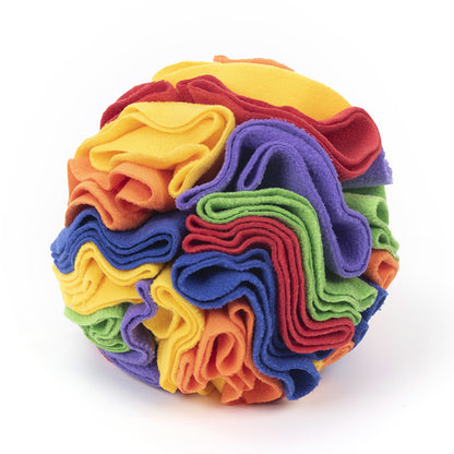 Upgraded Pet Snuffle Ball for Dogs and Snacks