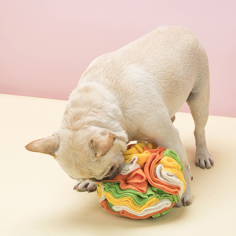 Upgraded Pet Snuffle Ball for Dogs and Snacks