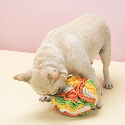 Upgraded Pet Snuffle Ball for Dogs and Snacks