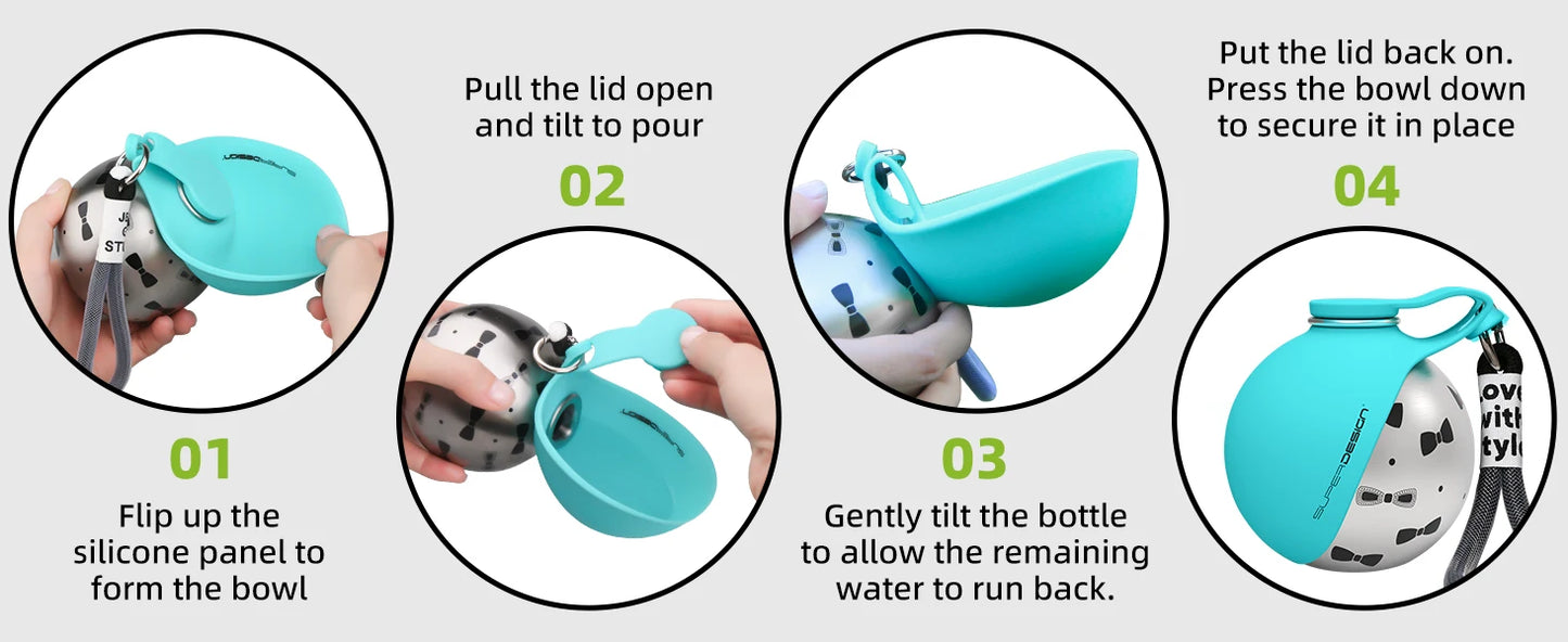 Dog Portable Water Bottle