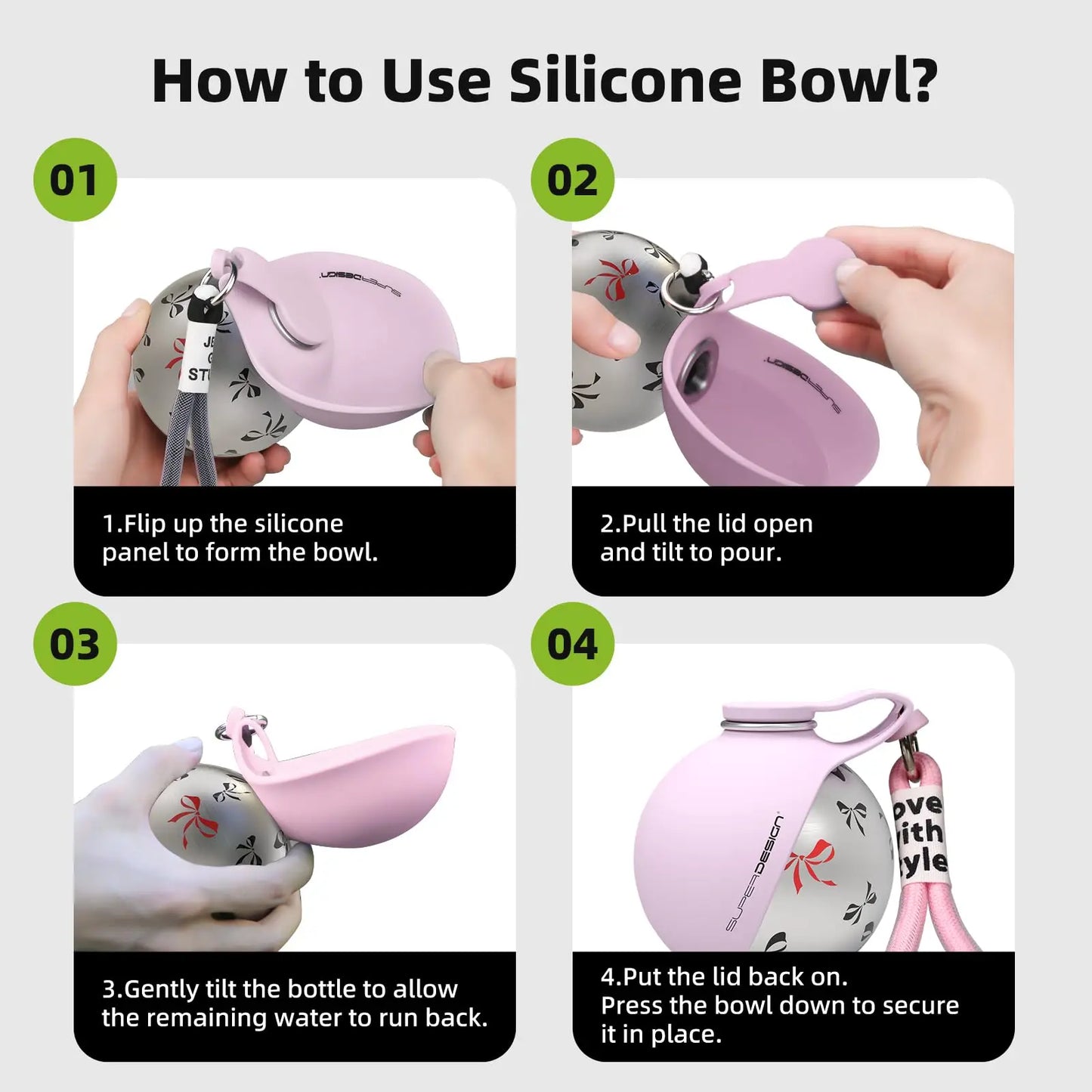 Dog Portable Water Bottle