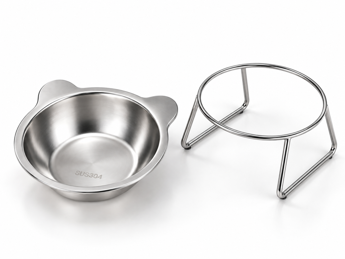Two pieces. Both dishwasher safe.