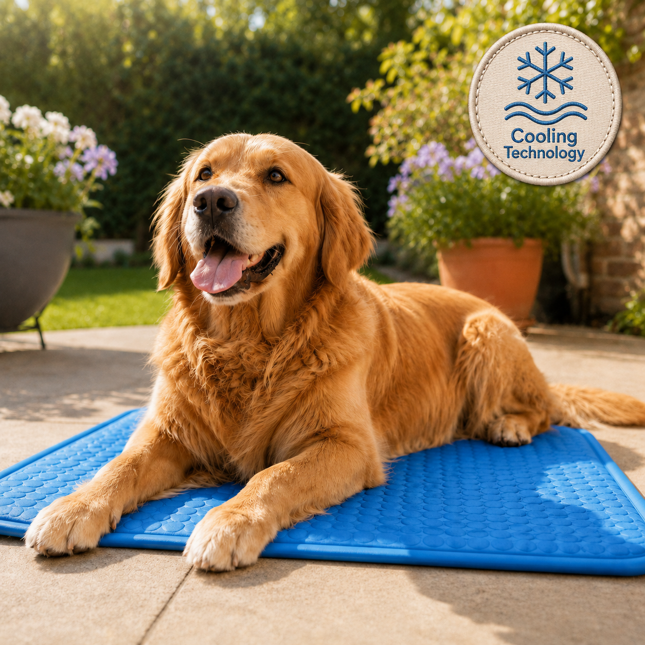 HomePaw Pet Cooling Gel Mat - pressure-activated cooling gel mat for pets in the UK
