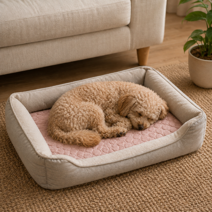 HomePaw Pet Cooling Gel Mat - pressure-activated cooling gel layer detail