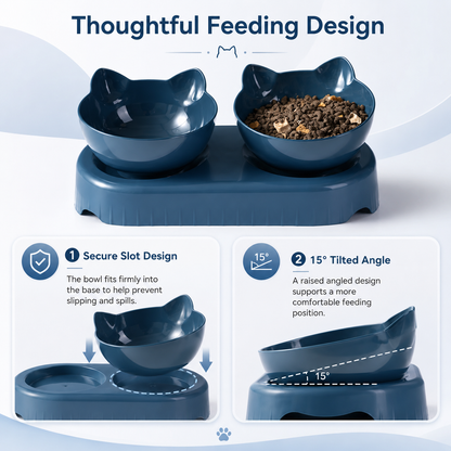 Orthopedic Cat Bowl Feeder