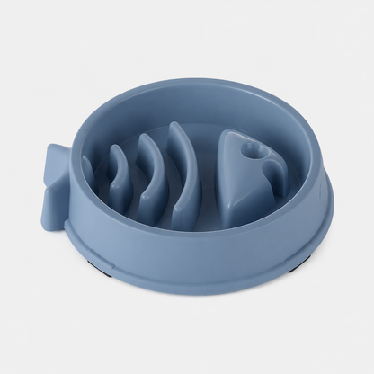 Fish Slow Feeder Dog Bowl