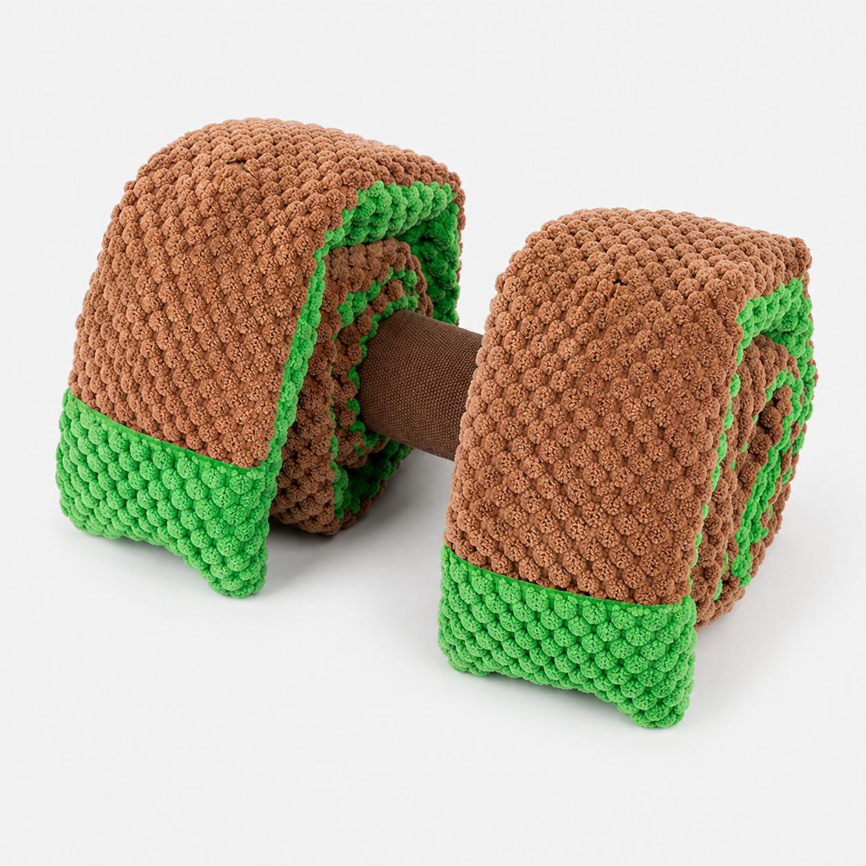 Interactive Snuffle Puzzle Plush Dumbbell Dog Toy