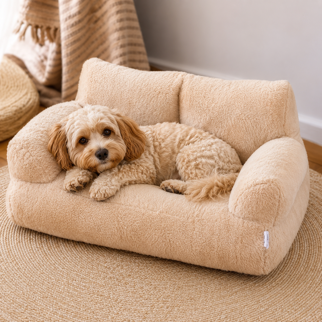 HomePaw Royal Dog Sofa - luxury velvet royal sofa for dogs sold in the UK