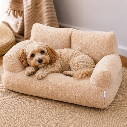 HomePaw Royal Dog Sofa - luxury velvet royal sofa for dogs sold in the UK