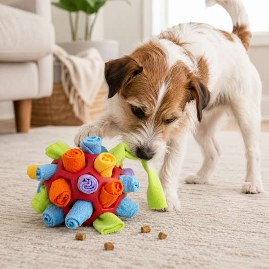 Snuffle Treat Game - Durable Dog Ball