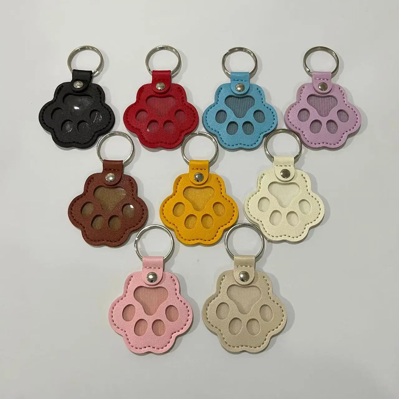 Pet Fur Keepsake Keychain - Leather Hair Locket