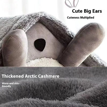 HomePaw All-Season Indoor Cat House - soft washable fabric detail close-up