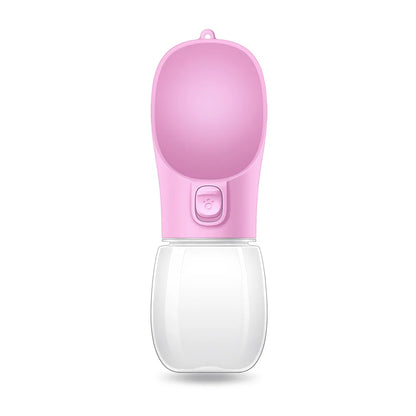 Portable Dog Water Bottle - Leak-Free with Built-In Bowl