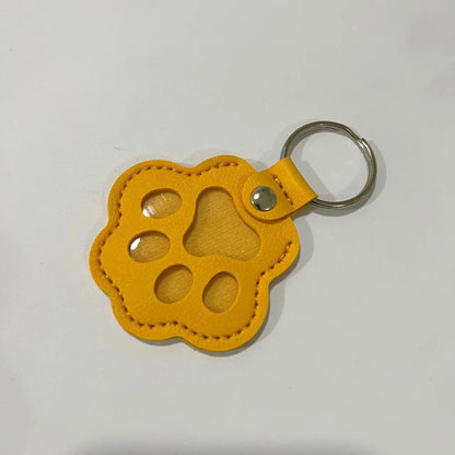 Pet Fur Keepsake Keychain - Leather Hair Locket