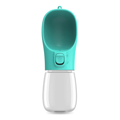 Portable Dog Water Bottle - Leak-Free with Built-In Bowl