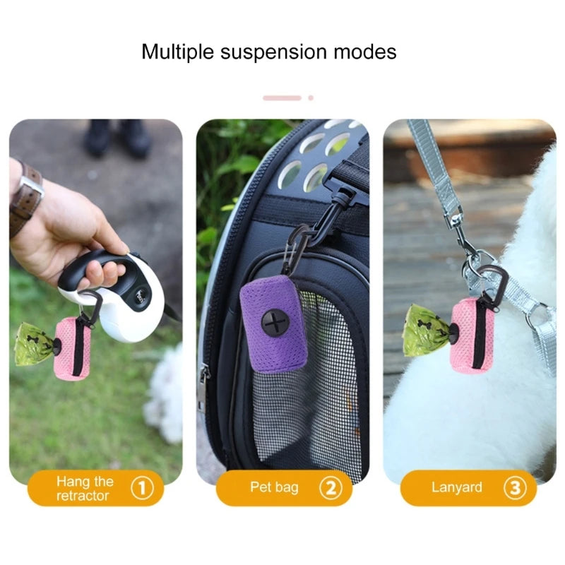 Dog Poop Bag Holder - Clip-On Waste Bag Dispenser