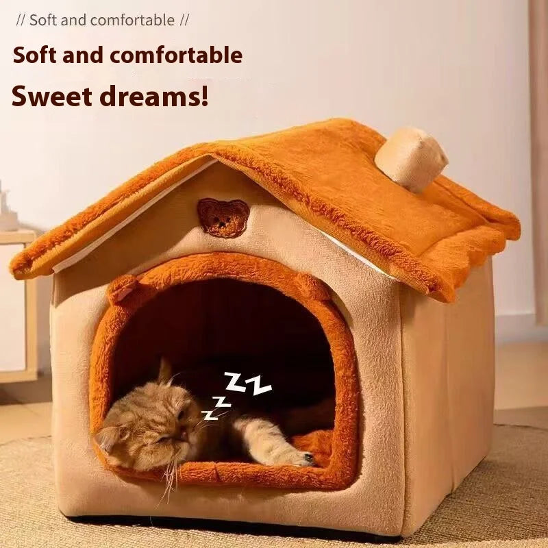 HomePaw All-Season Indoor Cat House - multiple colour options and styles available
