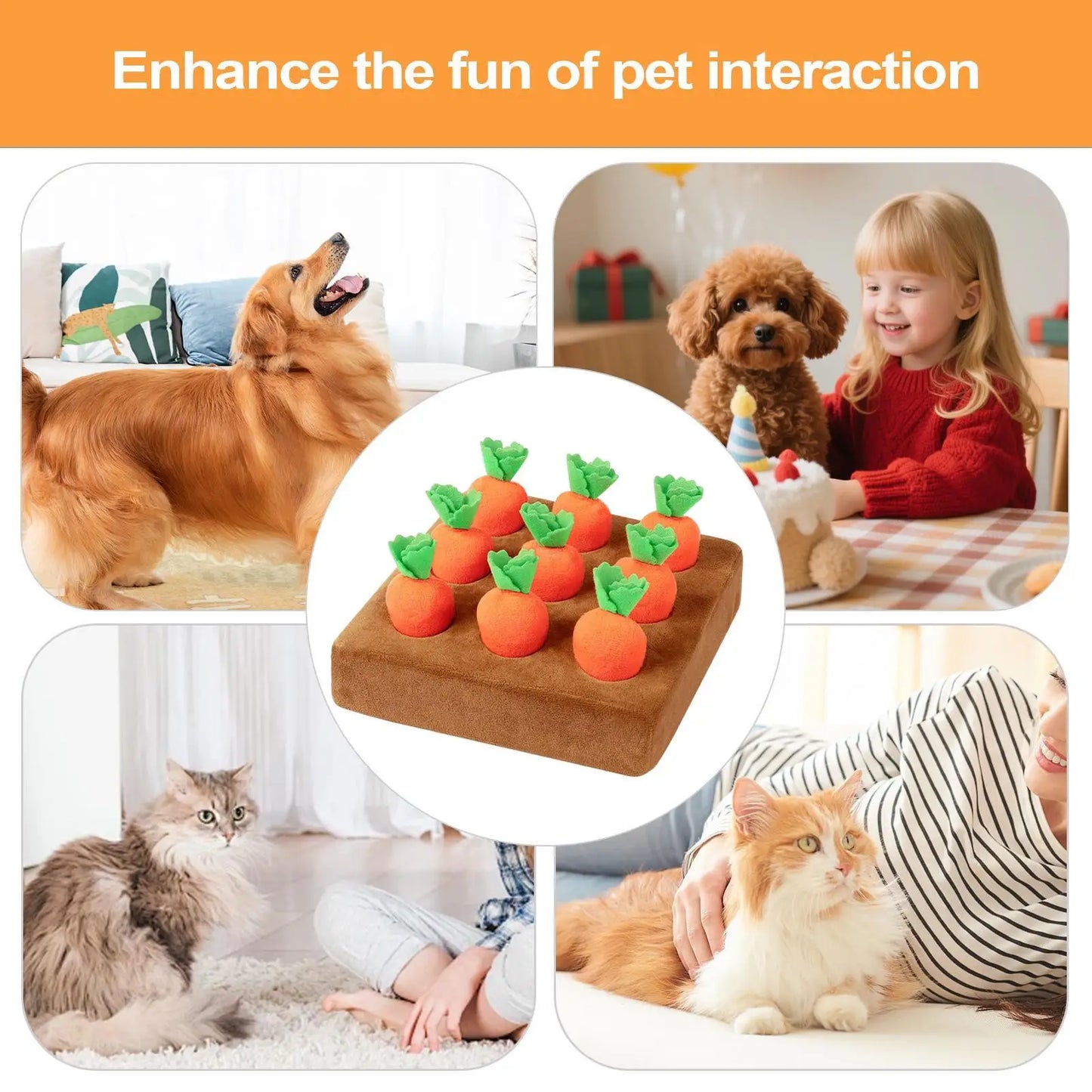 Carrot Garden Puzzle Toy
