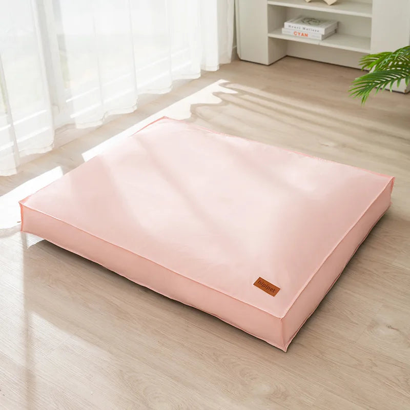 HomePaw Orthopedic Dog Bed Comfort Square - dog resting in warm comfortable orthopedic bed