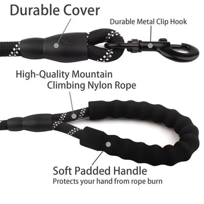 Reflective Padded Rope Lead