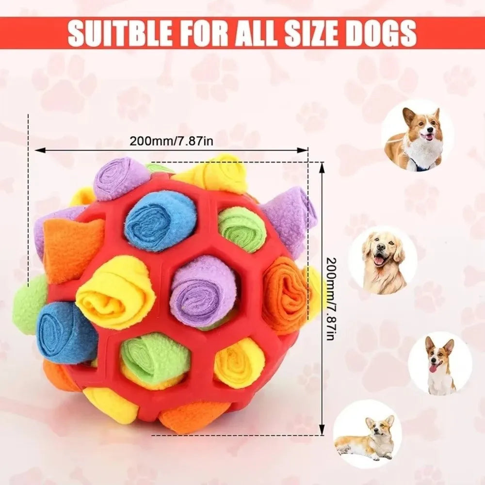 Snuffle Treat Game - Durable Dog Ball