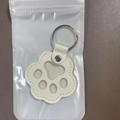 Pet Fur Keepsake Keychain - Leather Hair Locket