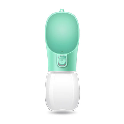 Portable Dog Water Bottle - Leak-Free with Built-In Bowl