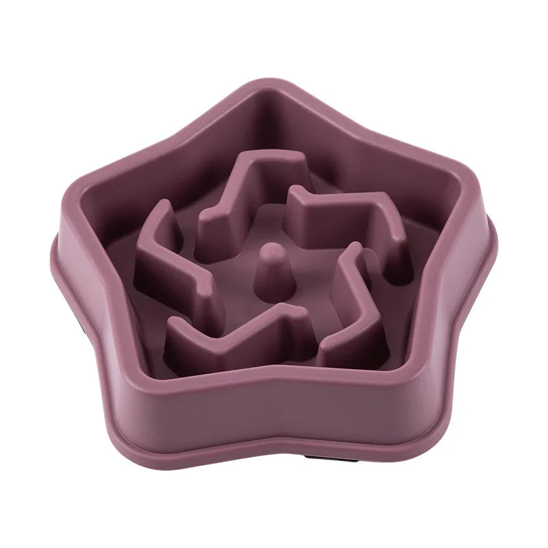 Star Slow Feeder Dog Bowl