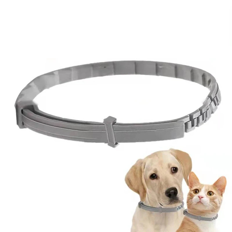 Natural tick and flea protection collar