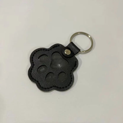 Pet Fur Keepsake Keychain - Leather Hair Locket