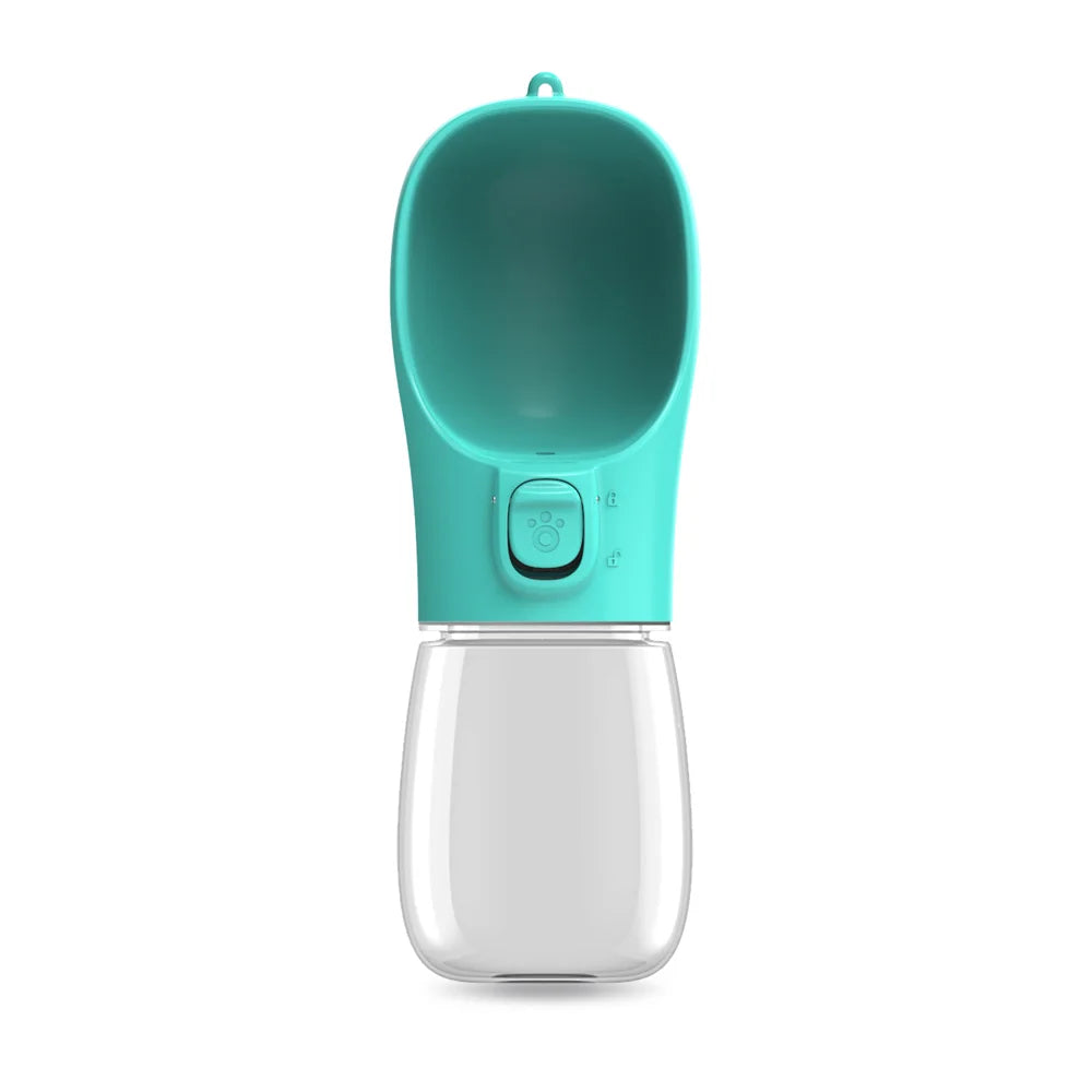 Portable Dog Water Bottle - Leak-Free with Built-In Bowl