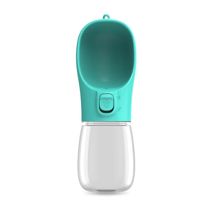 Portable Dog Water Bottle - Leak-Free with Built-In Bowl