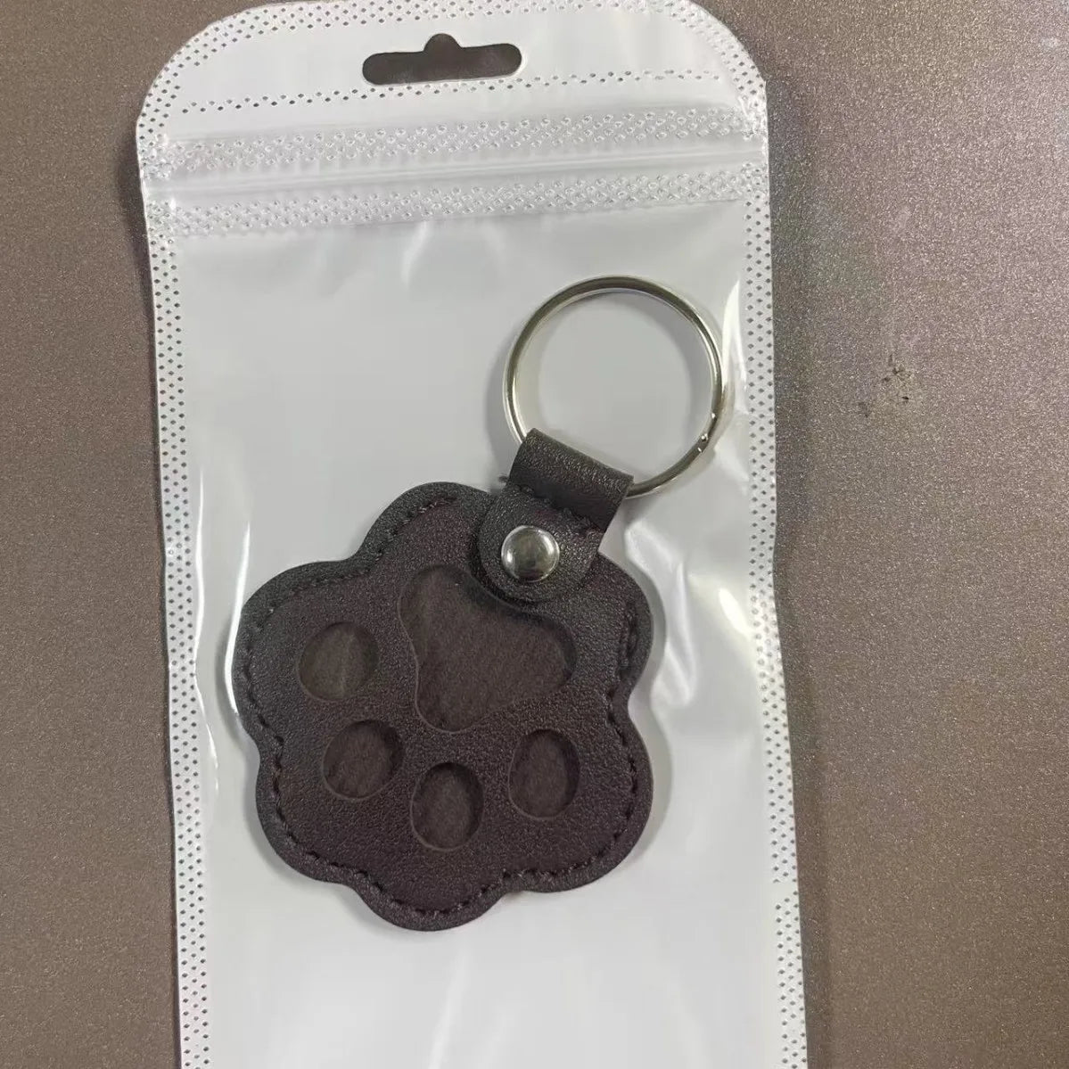 Pet Fur Keepsake Keychain - Leather Hair Locket