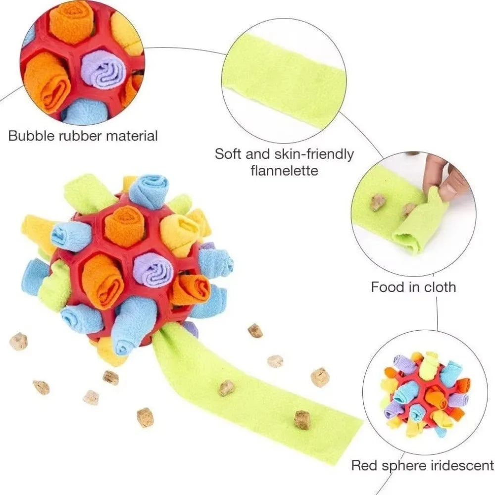 Snuffle Treat Game - Durable Dog Ball