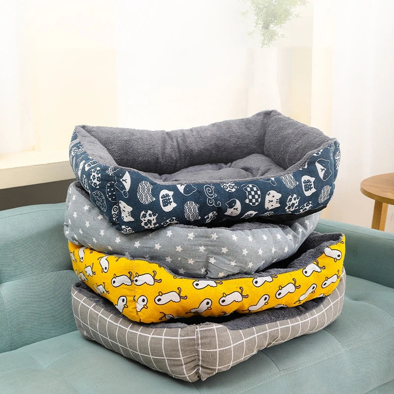 HomePaw Orthopedic Pet Bed Plush Comfort - soft plush fabric detail close-up