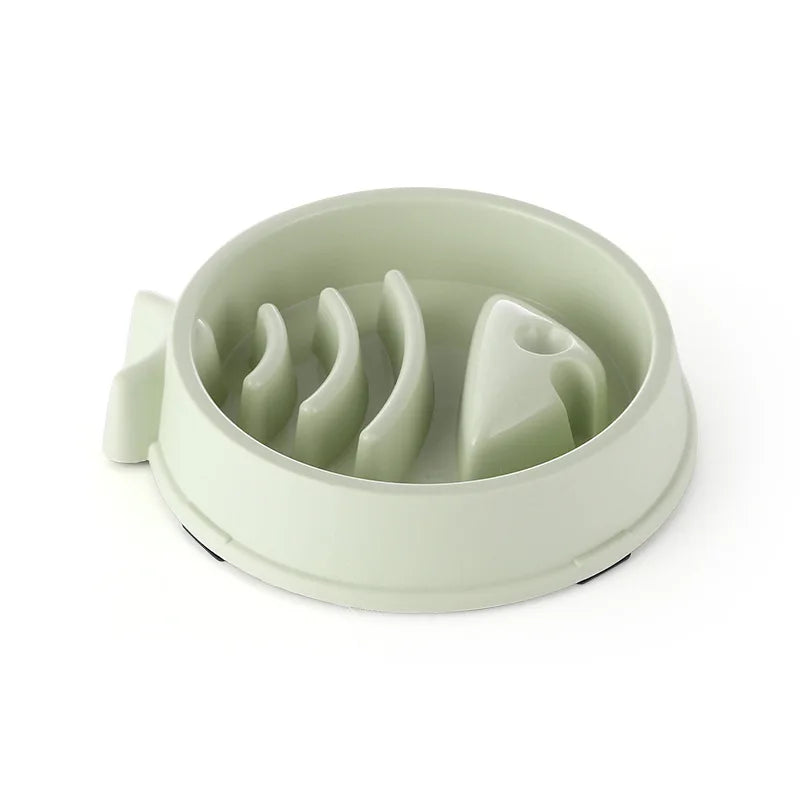 Fish Slow Feeder Dog Bowl